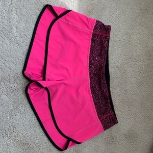 Lululemon speed shorts